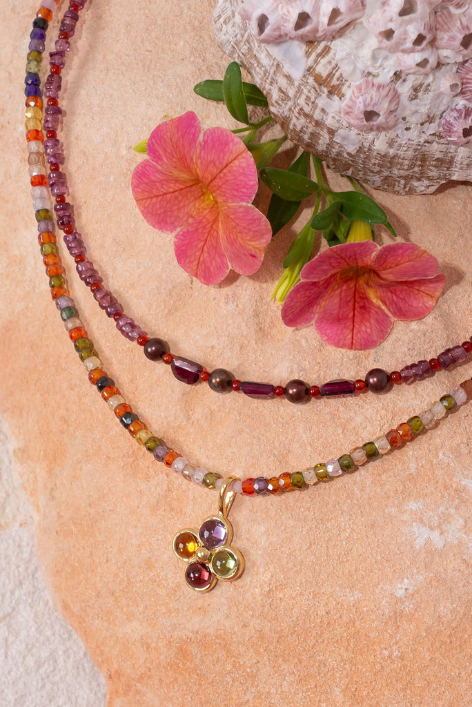 Shimmer, shine & sparkle, this radiant necklace has it all.